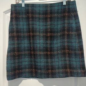 LOFT Blue Pencil Mini Skirt for Casual Occasions